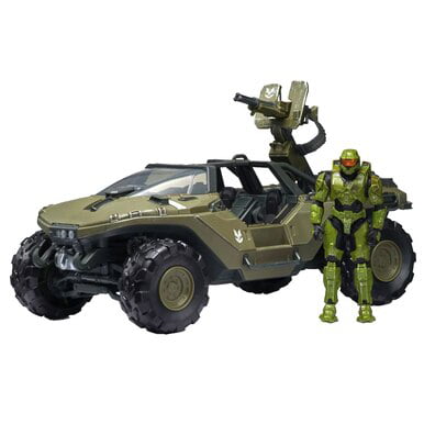 Halo Deluxe Warthog Vehicle w/ 4" Master Chief Action Figure $15 + Free Shipping w/ Walmart + or on $35+