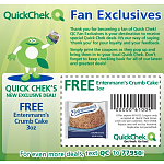 Free Entenmann’s Crumb Cake at Quick Chek w/ CPN
