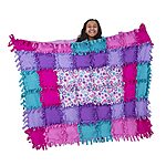 4' x 5' Melissa &amp; Doug Created by Me! Flower Fleece Quilt No-Sew Craft Kit (48 squares) $16.76 + Free Shipping w/ Prime or on orders $25+