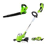 40V Greenworks 13&quot; Battery String Trimmer &amp; Leaf Blower Combo w/ 2.0 Ah Battery &amp; Charger $115.59 + Free Shipping