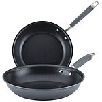 2-Piece Anolon Advanced Home Hard-Anodized Nonstick Skillets (10.25&quot; &amp; 12.75&quot; Moonstone) $40 + Free Shipping