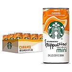 8-Pack 6.5-Oz Starbucks Frappuccino Mini Cans (Caramel) $7.60 w/ Subscribe &amp; Save