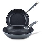 2-Piece Anolon Advanced Home Hard-Anodized Nonstick Skillets (10.25&quot; &amp; 12.75&quot; Moonstone) $40 + Free Shipping