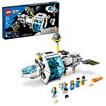 500-Pc LEGO City Lunar Space Station w/ Docking Capsule, Labs & 5 Minifigures $33.60