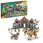 693-Pc LEGO Jurassic Park Visitor Center: T. rex & Raptor Attack Building Toy Set $84 + Free Shipping