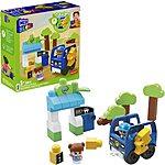 34-Piece Mega Bloks Fisher Price Kids' Green Town Charge &amp; Go Bus Building Blocks Set $7.25 + Free Shipping w/ Prime or on $35+