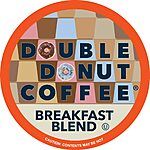 80-Count Double Donut Coffee K-Cup Pods (Breakfast Blend) $22.40 w/ S&amp;S + Free Shipping w/ Prime or on orders $35+