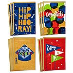 12-Pack Hallmark Graduation Cards (Congrats, Way to Go, Hip Hip Hooray, Grad Cap) $1.07 + Free Shipping w/ Prime or on $35+
