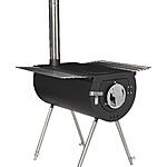 14" US Stove Company Caribou 1-Burner Wood Manual Steel Outdoor Stove $40 + Free Shipping