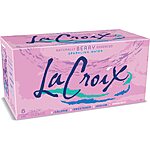 8-Pack 12-Oz LaCroix Naturally Sparkling Water (Berry) $2.50