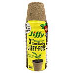 12-Pack Jiffy 3" Biodegradable Seed Starting Jiffy-Pots $2.95