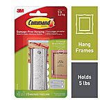 1-Pack Command Universal Frame Hanger (Large, 5-LB Capacity, 17047-ES) $2.17 + Free Shipping w/ Prime or on $35+