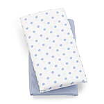 Chicco Lullaby Playard Sheets (Blue/White) $6.85  + Free S&amp;H w/ Walmart+ or $35+