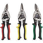 3-Piece Amazon Basics Aviation Snip Set (Left, Right and Straight Cut) $10.69 + Free Shipping w/ Prime or on $35+