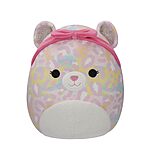 12" Squishmallows Original Michaela Rainbow Leopard Plush w/ Pink Bandana $5.10