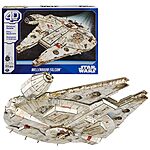 223-Piece 4D Build Star Wars Millennium Falcon 3D Cardstock Model Kit $18.99 + Free Shipping w/ Prime or on $35+