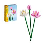 220-Piece LEGO Lotus Flowers Building Kit $7.79 + Free Shipping w/ Prime or on $35+