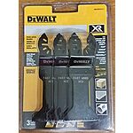 3 -Piece DEWALT XR Blade set (DWAXR4272) $19.95 + Free Shipping w/ Prime or on $35+