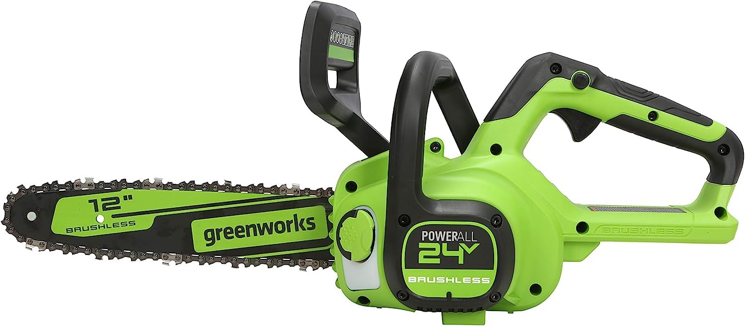 12" Greenworks 24V Brushless Cordless Compact Chainsaw (Tool Only) $51.40 + Free Shipping