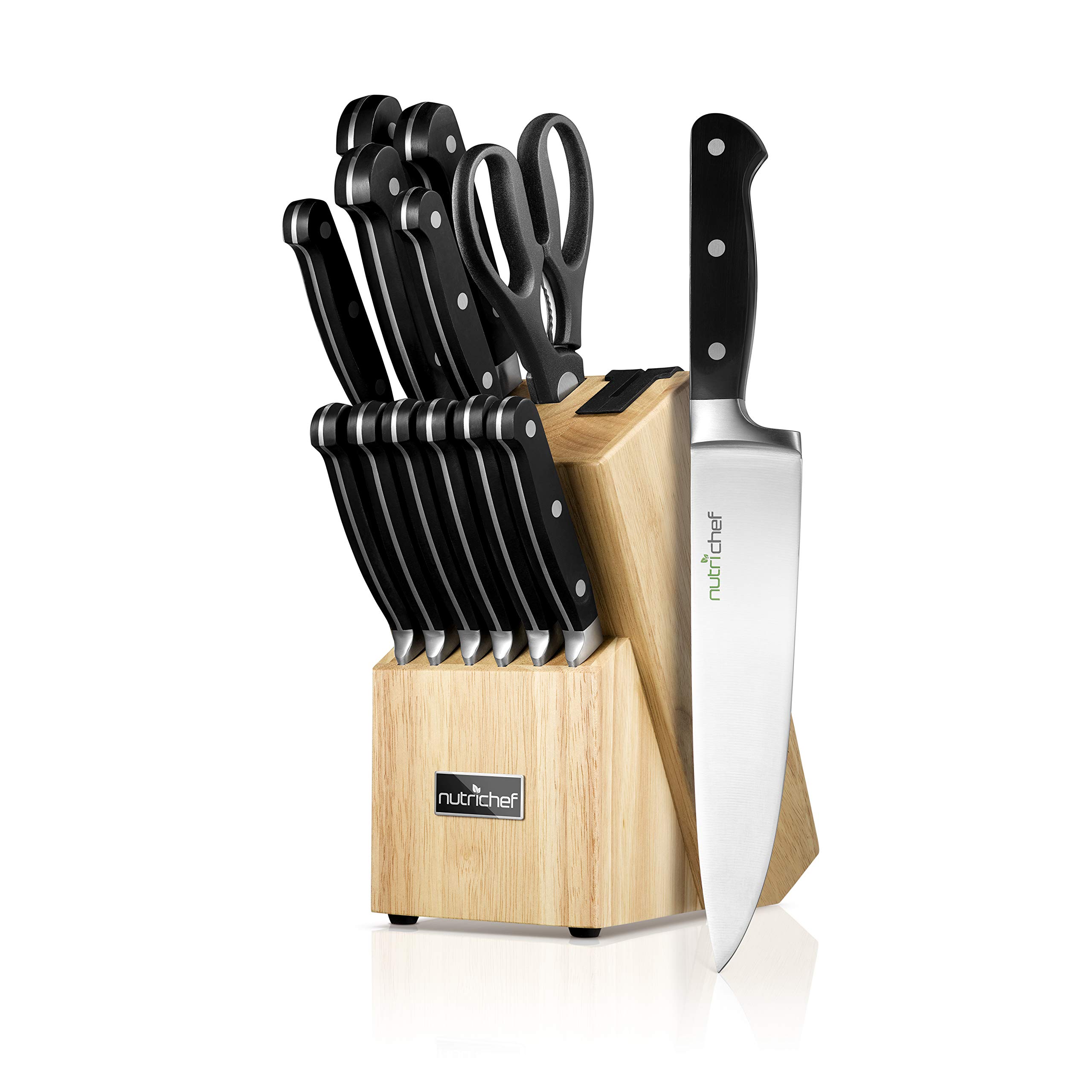 13-Piece NutriChef Kitchen Knife Set w/ Block $34.30 + Free Shipping w/ Prime or on $35+