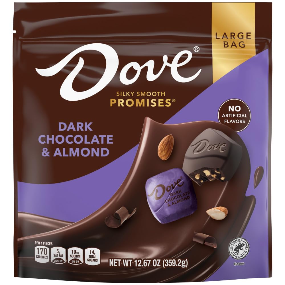 14.9-Oz Dove Promise Individually Wrapped Valentine's Day Dark Chocolate & Almond  $5.97 + Free Shipping w/ Prime or on $35+