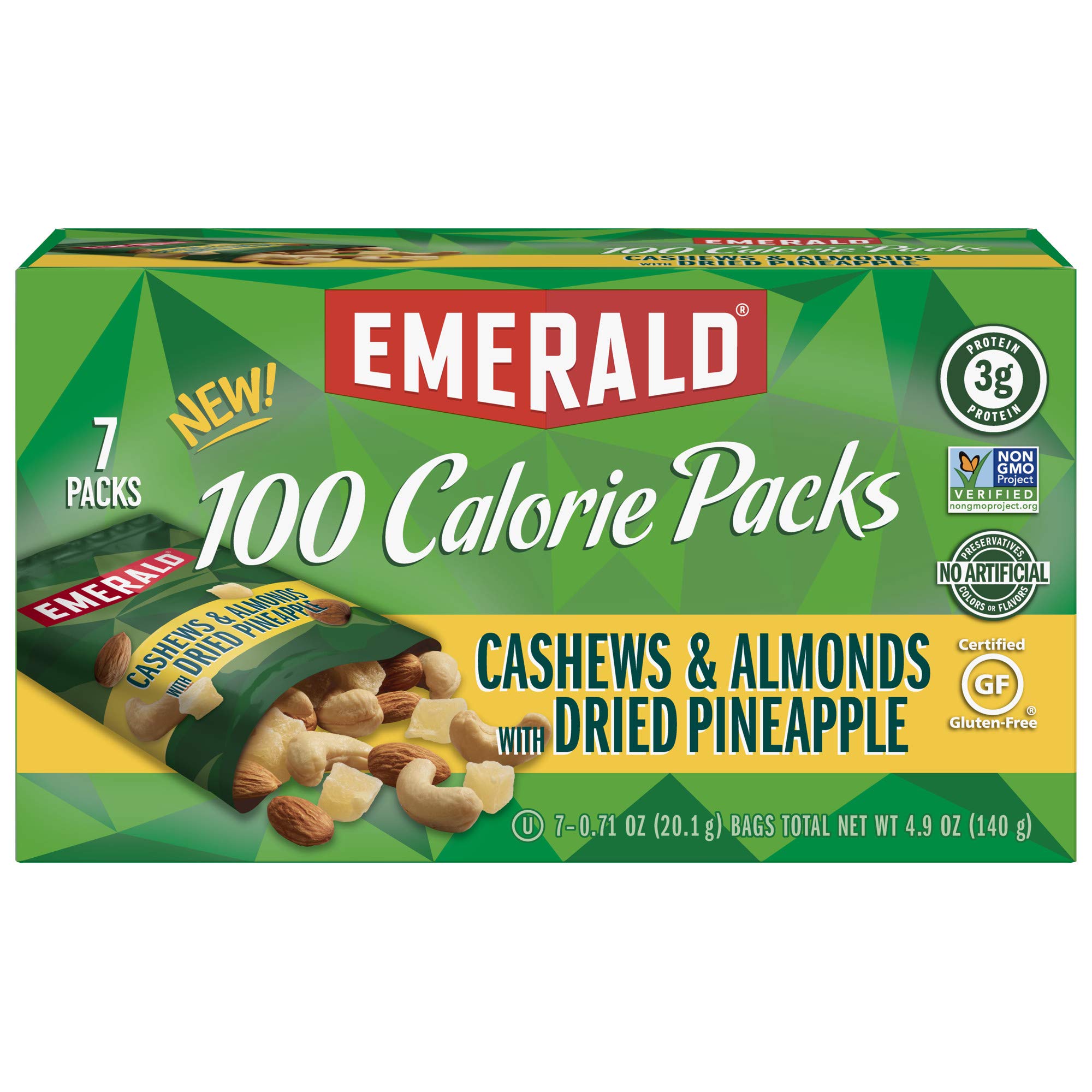 84-Count 0.71-Oz Emerald Nuts Cashews & Almonds w/ Dried Pineapple $16.59 + Free Shipping w/ Prime or on $35+