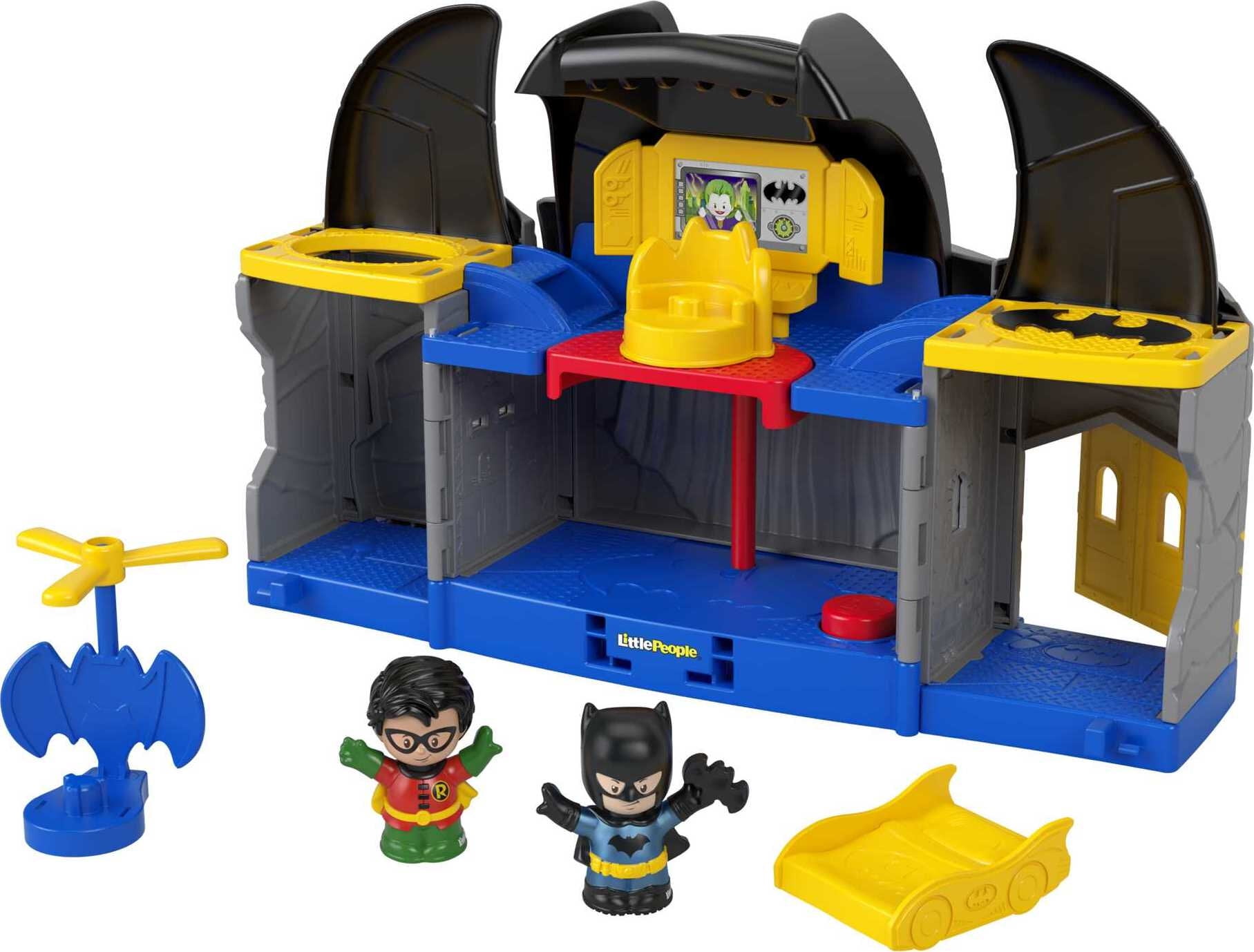Little People DC Super Friends Batcave Batman Playset $12.45 + Free S&H w/ Walmart+ or $35+