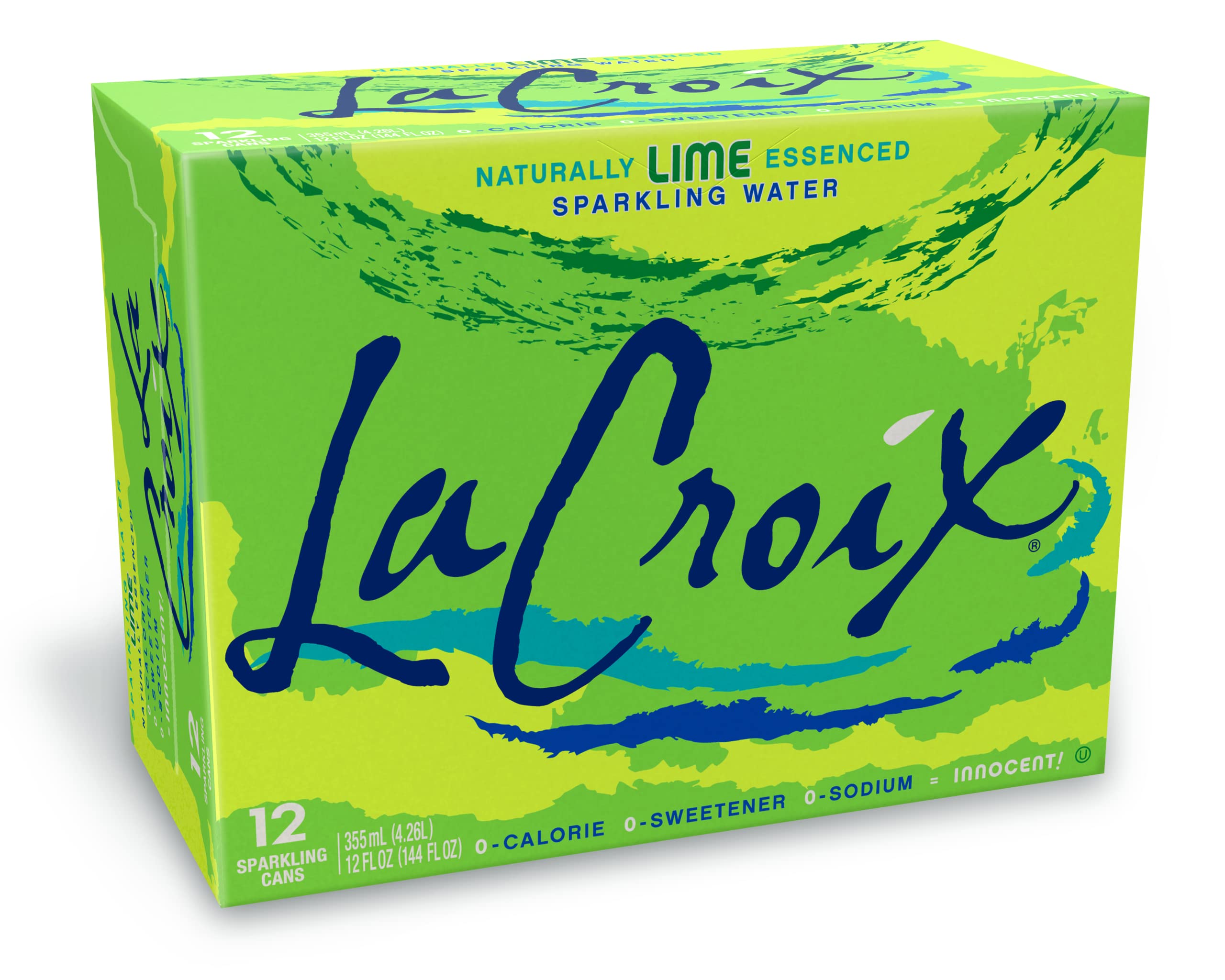 12-Pack 12-Oz LaCroix Sparkling Water (Lime) $3.75 + Free Shipping w/ Prime or on $35+