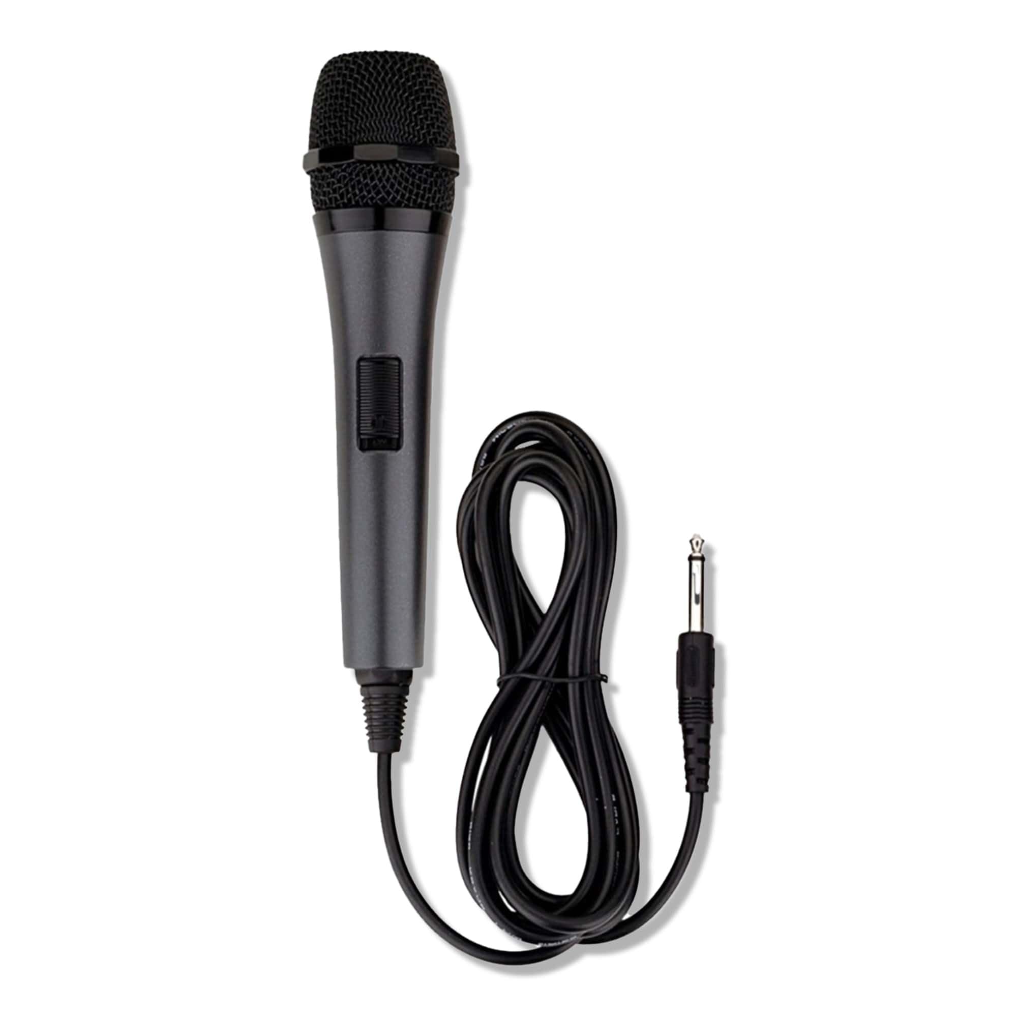 10.5' The Singing Machine Unidirectional Microphone w/ 6.3mm Plug & 3.5mm Adapter (Black or Pink) $3.56 + Free Shipping w/ Prime or on $35+