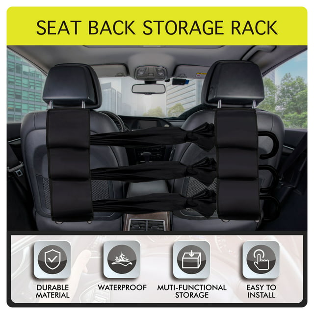 Auto Drive Car Accessories: 2-Pack Backseat Organizer Storage Rack $2.91 + Free S&H w/ Walmart+ or $35+