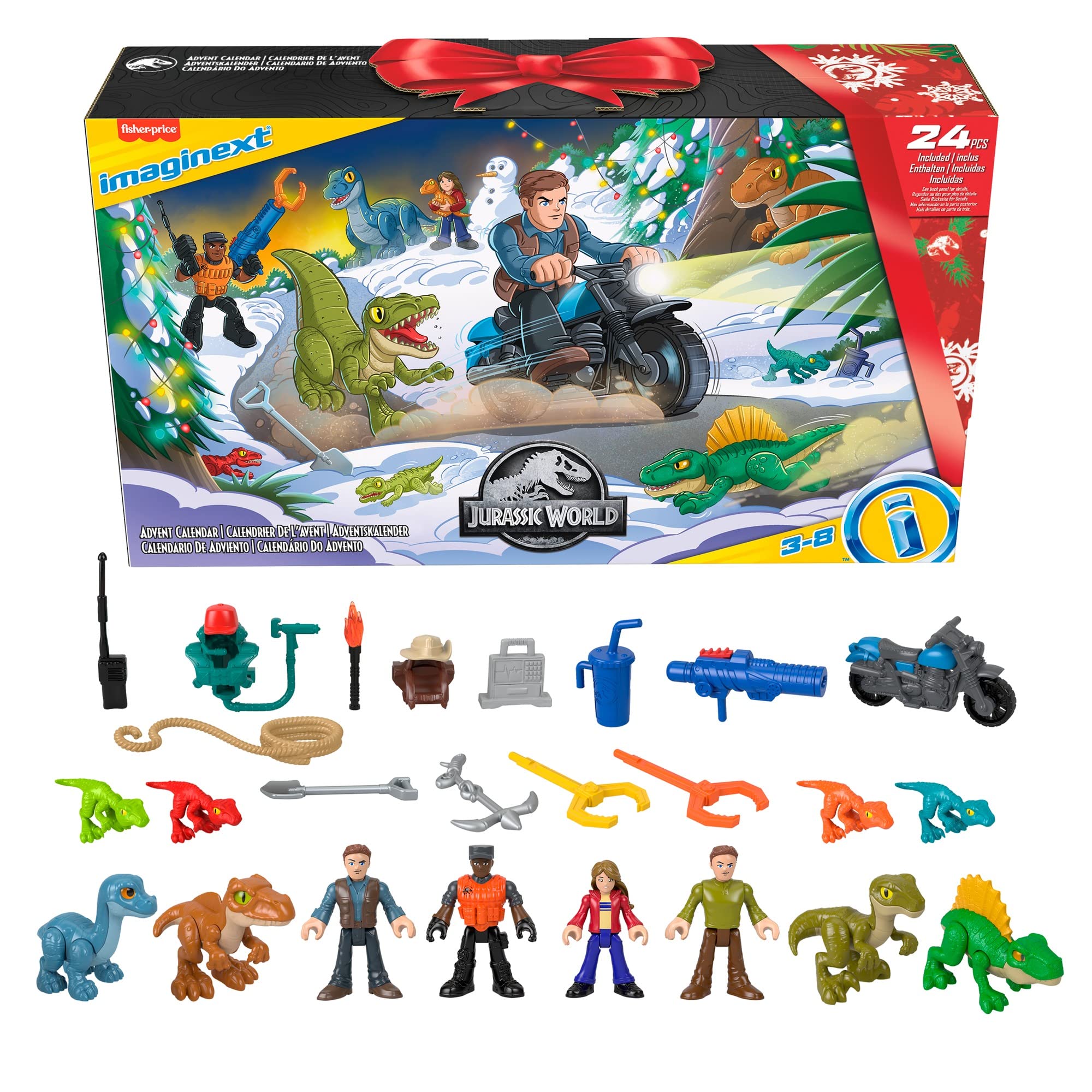 25-Piece Fisher-Price Imaginext Jurassic World Advent Calendar $14.50 + Free Shipping w/ Prime or on $35+
