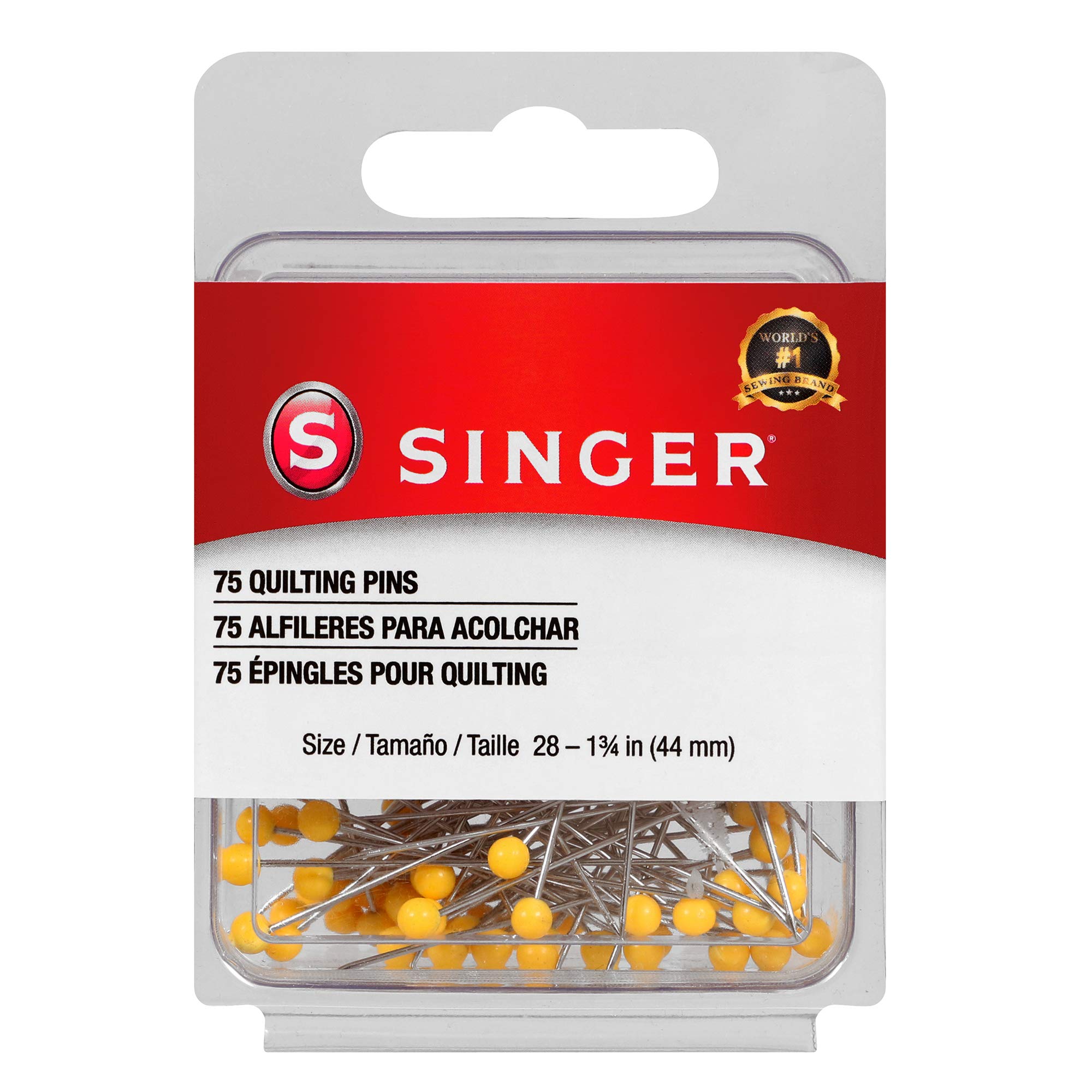 75-Count SINGER Ball Head Quilting Pins $1.61 + Free Shipping w/ Prime or on $35+