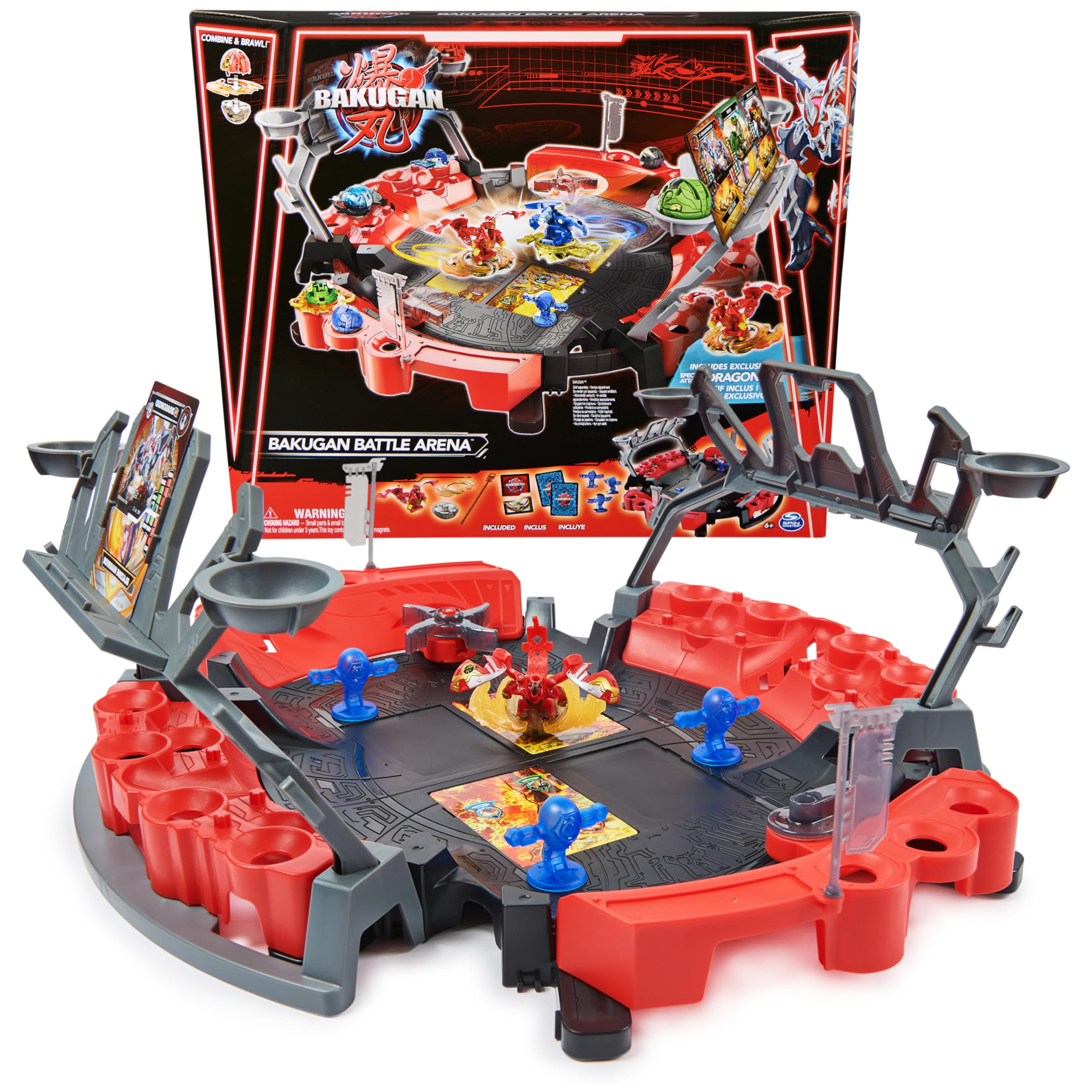 Bakugan Battle Arena Playset w/ Spinning Action Figure & Playset $6.74 + Free Shipping w/ Prime or on $35+