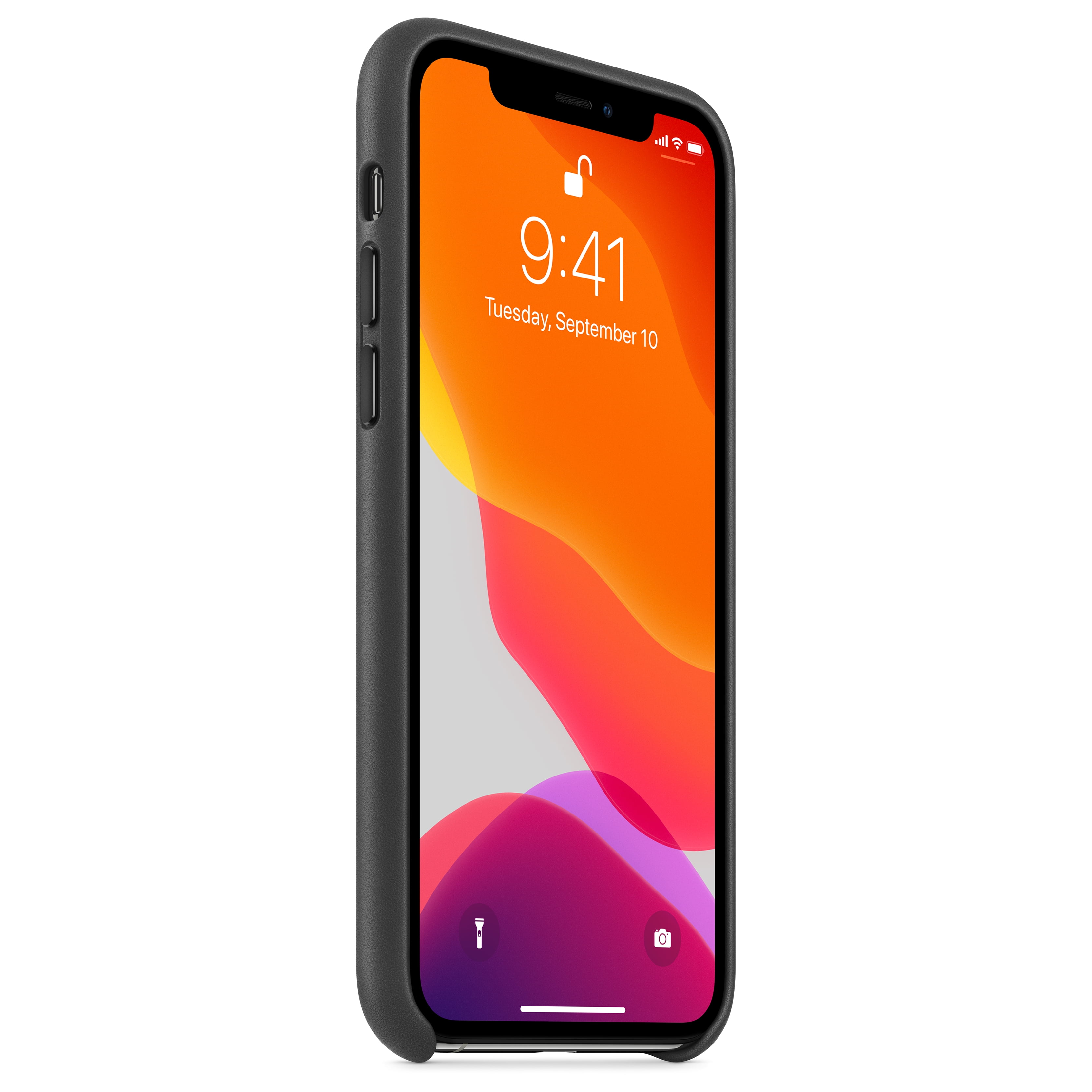 Apple Leather Case (for iPhone 11 Pro) - Black $13.25 + Free S&H w/ Walmart+ or $35+