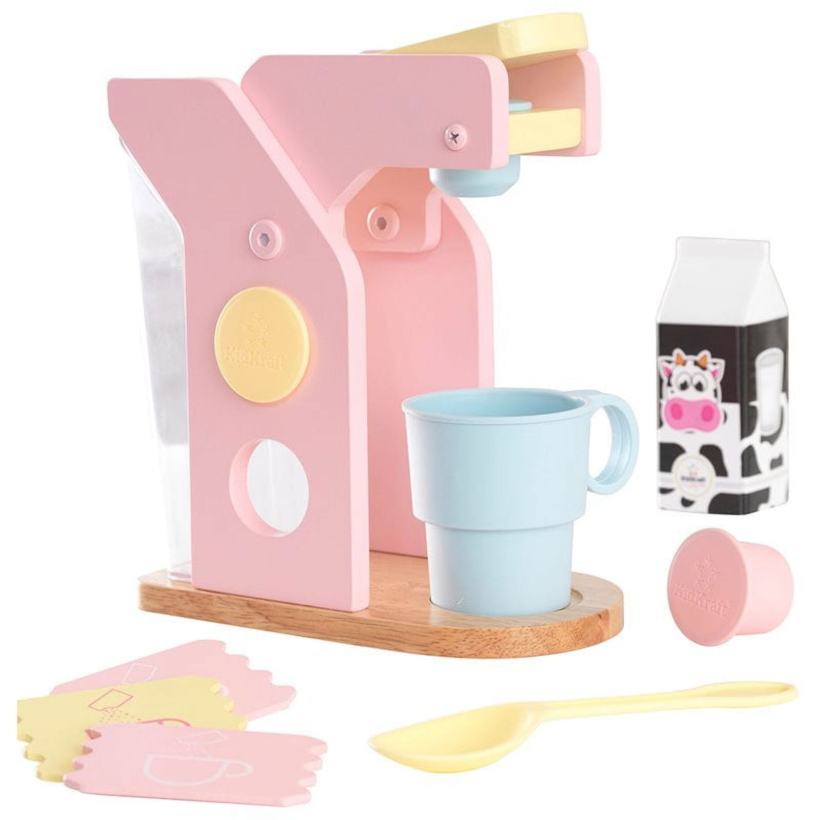 KidKraft Pastel Coffee Set Kids' Toy $7.67 + Free S&H w/ Walmart+ or $35+