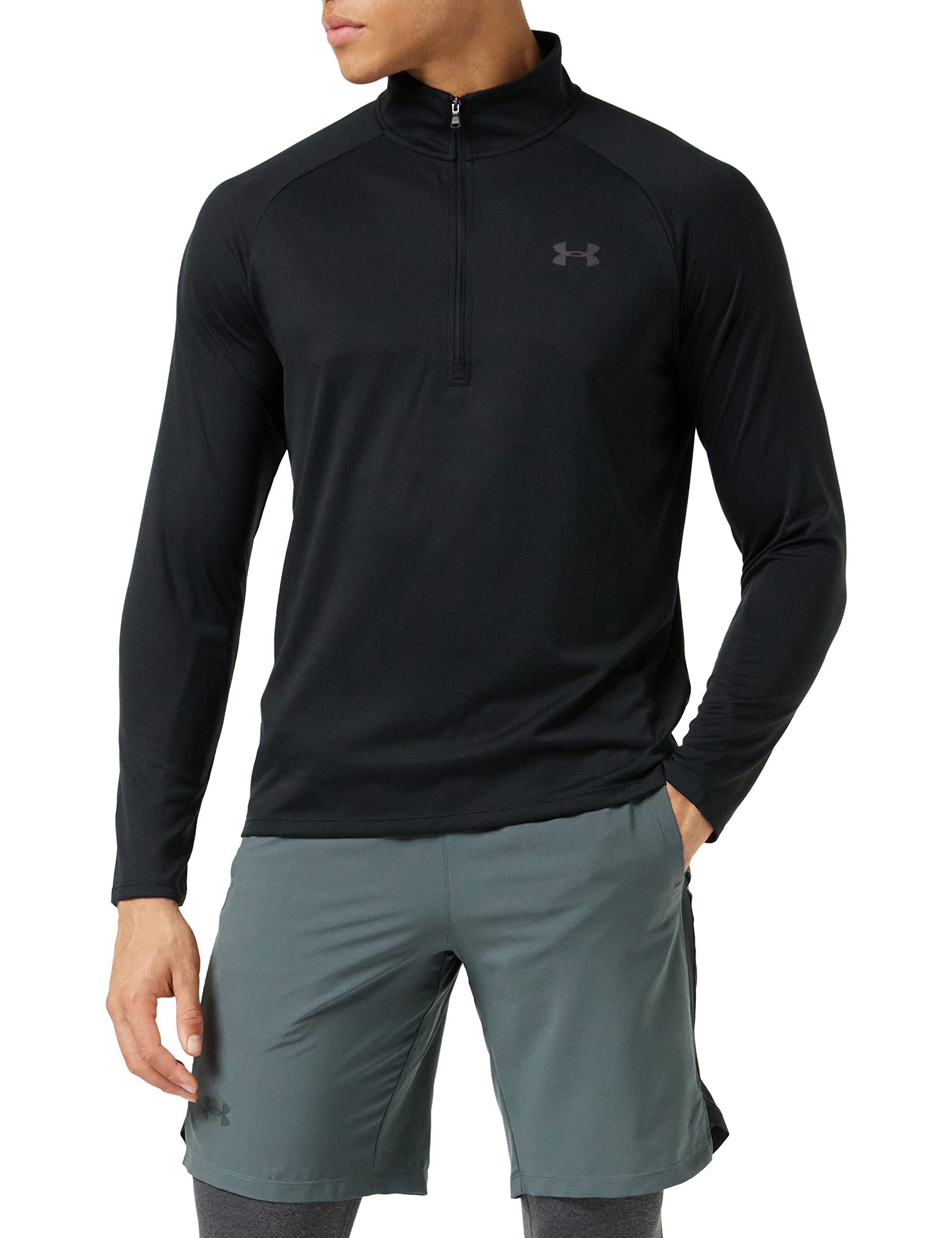 Under Armour Men’s Tech 2.0 ½ Zip Long Sleeve (Black) $17.48 + Free Shipping w/ Prime or on $35+