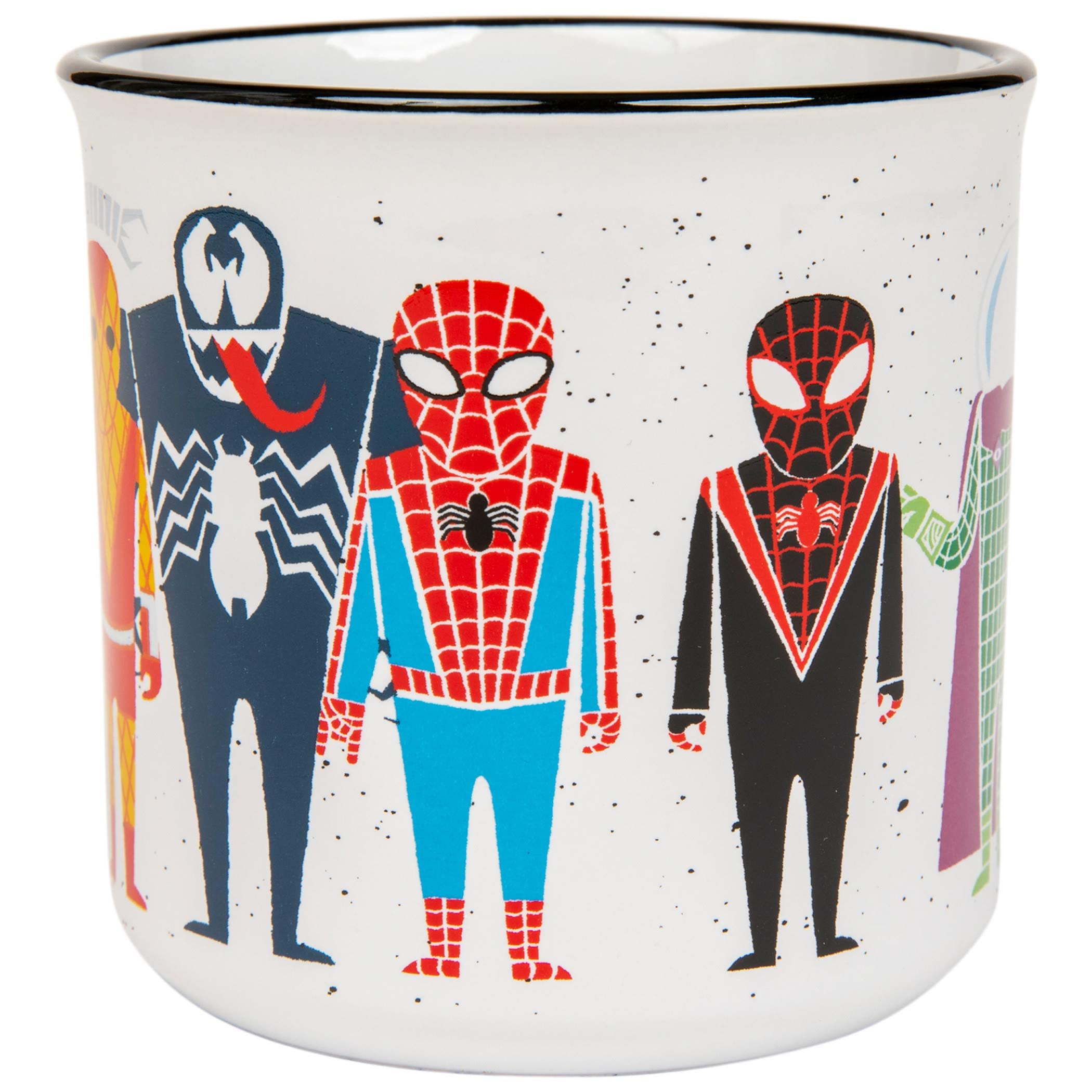 20-Oz Silver Buffalo Marvel Comics Spider-Man and Villains Ceramic Camper-Style Coffee Mug $7.50 + Free Shipping w/ Prime or on $35+