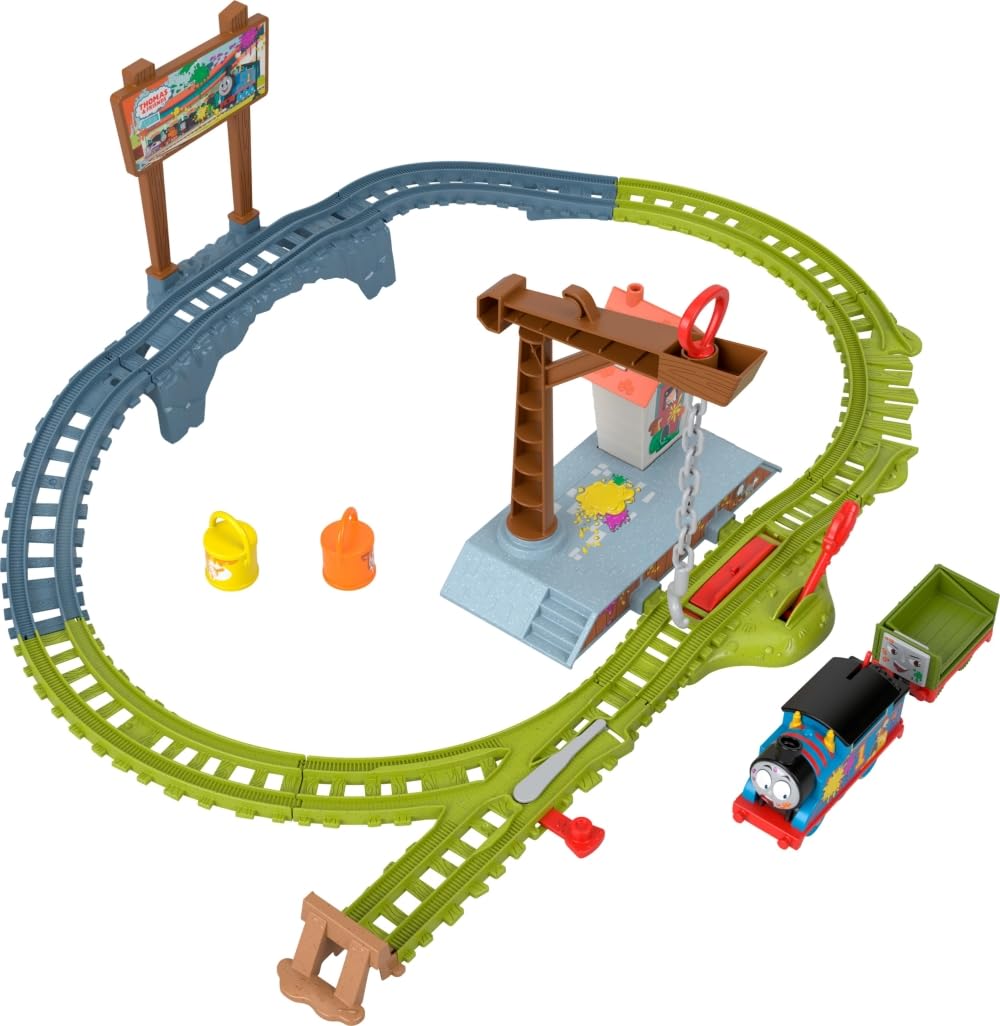 Thomas & Friends Paint Delivery Motorized Train Set w/ Thomas Train & Troublesome Truck Toy $9.00 + Free Shipping w/ Prime or on $35+