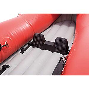 Intex Excursion Red Pro Inflatable 2-Person Vinyl Kayak with Oars