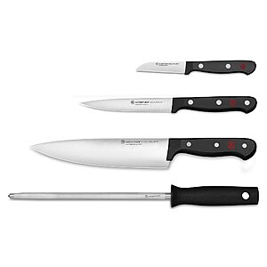 4-Piece Wüsthof Gourmet Chef's Knife Set (Black) $  100 + Free Shipping