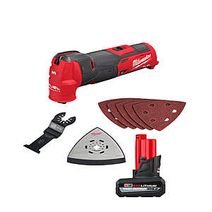 12-Volt Milwaukee M12 FUEL Oscillating Multi-Tool w/ 5AH Battery $  139 + Free Shipping on orders $  199+