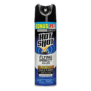 18.75-Oz Hot Shot Flying Insect Killer Clean Fresh Scent $2.97