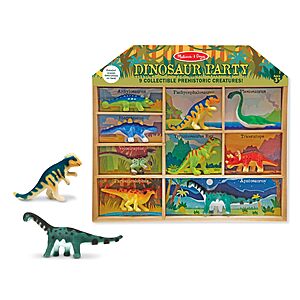 9-Piece Melissa & Doug Dinosaur Party Play Set $6.65 + Free Shipping w/ Prime or on $35+