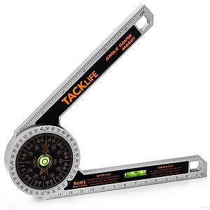 Tacklife Miter Saw Protractor Angle Finder (0-7"/Millimeter) $    + Free S&H w/ Walmart+ or $  35+ $  1.57