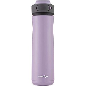 24-Oz Contigo Cortland Chill 2.0 Stainless Steel Vacuum-Insulated Water Bottle w/ Spill-Proof Lid (Lavender or Stainless) $15.93 + Free Shipping w/ Prime or on $35+