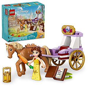 62-Piece LEGO Disney Princess Belle's Storytime Horse Carriage $10.39 + Free Shipping w/ Prime or on $35+