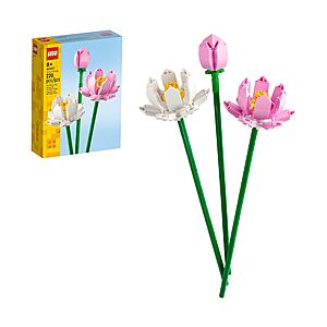 LEGO Lotus Artificial Flowers Building Kit $  9.60 + Free Shipping w/ Prime or on $  35+