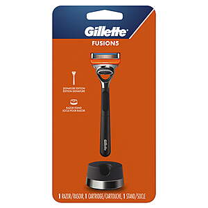 Gillette Fusion5 Signature Edition Razor Handle, Stand & 1 Blade Refill $  7.25 + Free S&H w/ Walmart+ or $  35+