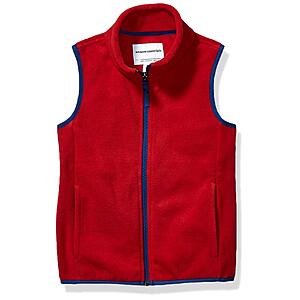 Amazon Essentials Boys and Toddlers' Polar Fleece Vest (Large, Red) $  5.30 + Free Shipping w/ Prime or on orders $  35+