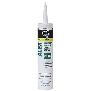10oz DAP 7079818670 Alex Painter's (18065) Raw Building Material (White) $  1.58 + Free Shipping w/ Prime or on $  35+